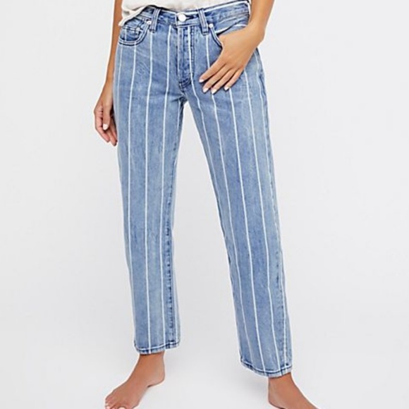 Free People Denim - ON HOLD Free People Draw The Line Boyfriend Jeans